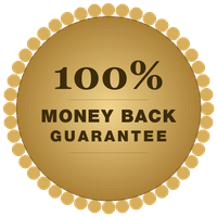 100% money back guarantee, paid as store credit