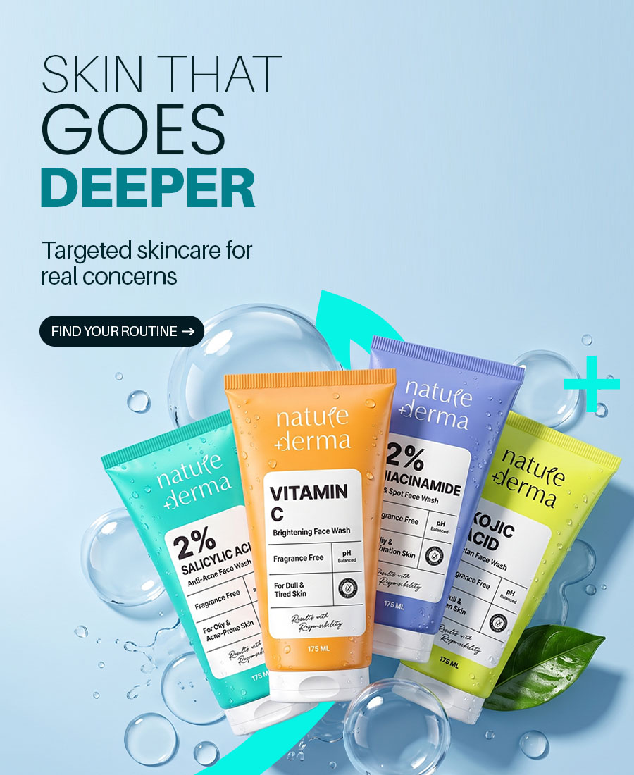 Skin that goes deeper. Targeted skincare for real concerns. Find your routine.
