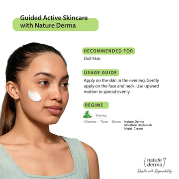 Nature Derma Moisture Replenish Night Cream with Natural Biome Boost™ Solution - 50 ml
