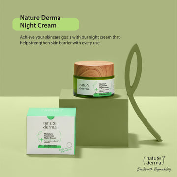 Nature Derma Moisture Replenish Night Cream with Natural Biome Boost™ Solution - 50 ml