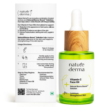 Vitamin C Face Oil with Natural Biome Boost™ Solution - 30 ml