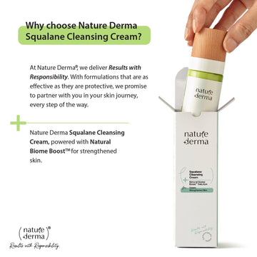 Squalane Cleansing Cream / Cleanser with Natural Biome-Boost™ Solution - 50 ml