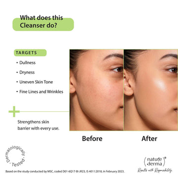 Squalane Cleansing Cream / Cleanser with Natural Biome-Boost™ Solution - 50 ml